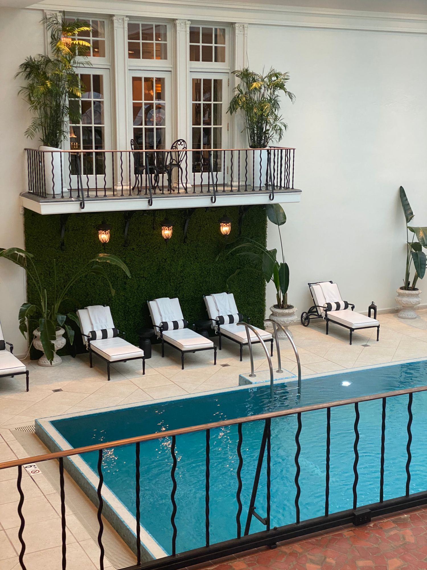 Luxury indoor pool