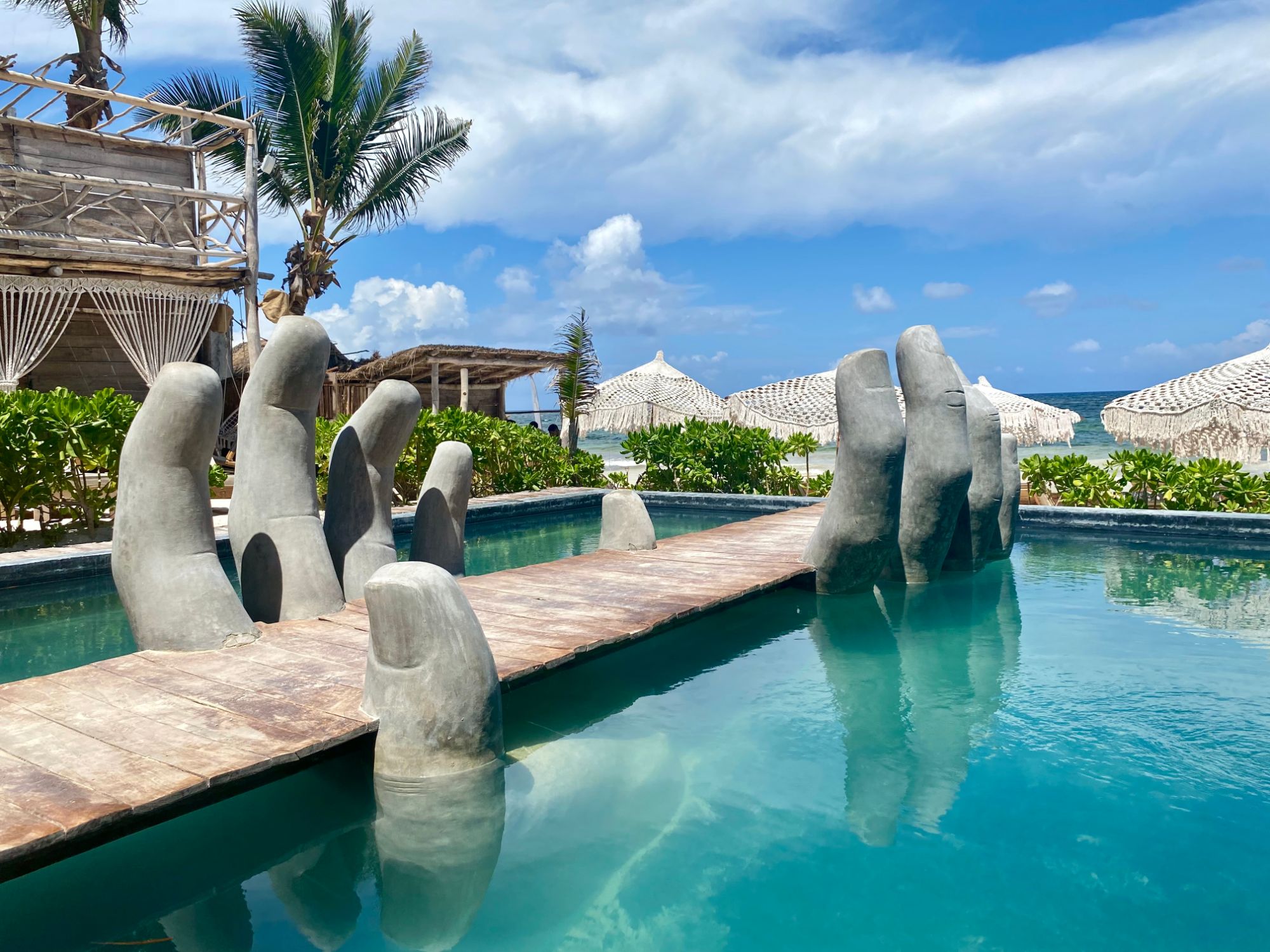 The Fashioned Weekend — Tulum beachside pool